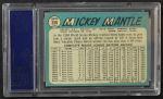 1965 Topps #350 Mickey Mantle Back Thumbnail