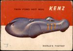 1954 Topps World on Wheels #38   Kenz Twin Ford Front Thumbnail
