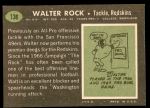 1969 Topps #136  Walter Rock  Back Thumbnail
