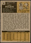 1971 Topps #98  Gerry Philbin  Back Thumbnail