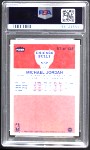 1986 Fleer #57 Michael Jordan Back Thumbnail