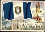1956 Topps Flags of the World #78   Guatemala Front Thumbnail