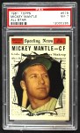 1961 Topps #578 - Mickey Mantle All-Star Front Thumbnail