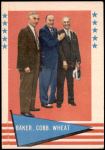 1961 Fleer #1   -  Frank Home Run Baker / Ty Cobb / Zach Wheat Checklist Front Thumbnail