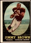 1958 Topps #62 Jim Brown Front Thumbnail