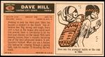 1965 Topps #102  David Hill  Back Thumbnail