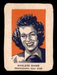 1952 Wheaties #2 POR Marlene Bauer  Front Thumbnail