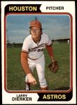 1974 O-Pee-Chee #660  Larry Dierker  Front Thumbnail