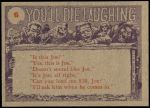 1959 You'll Die Laughing #6   Doc can I stop Back Thumbnail