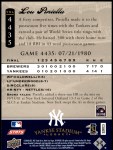 2008 Upper Deck Yankee Stadium Legacy #4435  Lou Piniella  Back Thumbnail