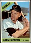 1966 Topps #14  Norm Siebern  Front Thumbnail