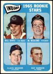 1965 Topps #546   -  Bill Davis / Floyd Weaver / Ray Barker / Mike Hedlund Indians Rookies Front Thumbnail