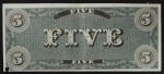 1962 Topps Civil War News Currency   $5 Serial #24497 Back Thumbnail