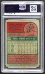 1975 Topps #228 George Brett Back Thumbnail