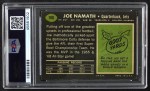 1969 Topps #100 Joe Namath Back Thumbnail