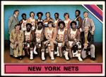 1975 Topps #325   New York Nets Front Thumbnail
