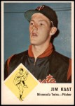 1963 Fleer #22  Jim Kaat  Front Thumbnail