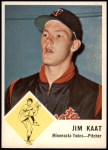 1963 Fleer #22  Jim Kaat  Front Thumbnail
