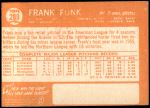 1964 Topps #289  Frank Funk  Back Thumbnail