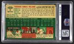 1954 Topps #1 WHT Ted Williams  Back Thumbnail