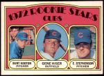 1972 O-Pee-Chee #61   -  Burt Hooton / Gene Hiser / Earl Stephenson Cubs Rookies Front Thumbnail