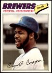 1977 O-Pee-Chee #102  Cecil Cooper  Front Thumbnail