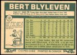 1977 O-Pee-Chee #101  Bert Blyleven  Back Thumbnail