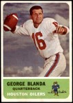 1962 Fleer #46  George Blanda  Front Thumbnail