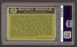 1961 Topps #578 - Mickey Mantle All-Star Back Thumbnail