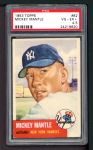 1953 Topps #82  Mickey Mantle  Front Thumbnail