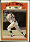 1972 Topps #32   -  Cleon Jones In Action Front Thumbnail