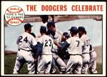 1964 Topps #140   1963 World Series Summary - The Dodgers Celebrate Front Thumbnail