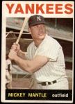 1964 Topps #50 Mickey Mantle Front Thumbnail