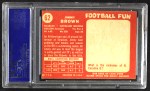 1958 Topps #62 Jim Brown Back Thumbnail