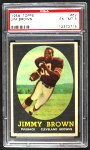 1958 Topps #62 Jim Brown Front Thumbnail