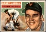 1956 Topps #28  Bobby Hofman  Front Thumbnail