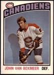 1976 O-Pee-Chee NHL #330  John Van Boxmeer  Front Thumbnail