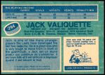 1976 O-Pee-Chee NHL #294  Jack Valiquette  Back Thumbnail