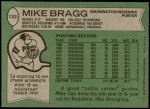 1978 Topps #133  Mike Bragg  Back Thumbnail