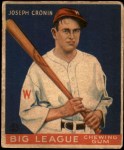 1933 Goudey #63  Joe Cronin  Front Thumbnail