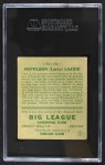 1933 Goudey #106 Nap Lajoie Back Thumbnail