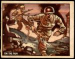 1950 Topps Freedoms War #161   On the Run Front Thumbnail