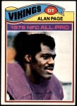 1977 Topps #230  Alan Page  Front Thumbnail