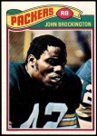 1977 Topps #166  John Brockington  Front Thumbnail