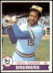 1979 Topps #325  Cecil Cooper  Front Thumbnail