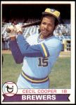 1979 Topps #325  Cecil Cooper  Front Thumbnail