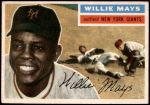 1956 Topps #130 GRY Willie Mays Front Thumbnail