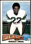1975 Topps #424  Burgess Owens  Front Thumbnail