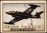 1952 Topps Wings #75   CF-100 Canuck Front Thumbnail
