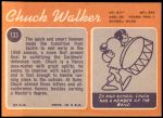 1970 Topps #133  Chuck Walker  Back Thumbnail